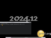 Grml 2024.12 fluxbox desktop (Image source: Grml.org)