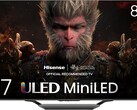 The Hisense U7N has four HDMI ports with two being HDMI 2.1. (Image source: Hisense)