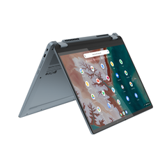 Lenovo will sell the IdeaPad Flex 5i Chromebook in Storm Grey and Stone Blue colourways. (Image source: Lenovo)
