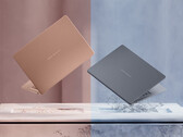 The Panther Lake ZenBook 14 OLED promises up to 18 hours of web browsing with a full charge. Pictured: a promo picture showing two color options of the laptop.