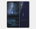 The Nokia 9 will reportedly feature a QHD display and a penta-lens PureView camera setup. (Source: 91Mobiles)