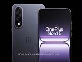 The OnePlus Nord 5 gets a brand-new design and pill-shaped camera bump (Image source: @OnLeaks / Android Headlines)