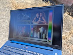 Outdoors under sunlight