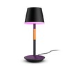 The Philips Hue Go portable table lamp in black with orange grip. (Image source: Philips Hue)