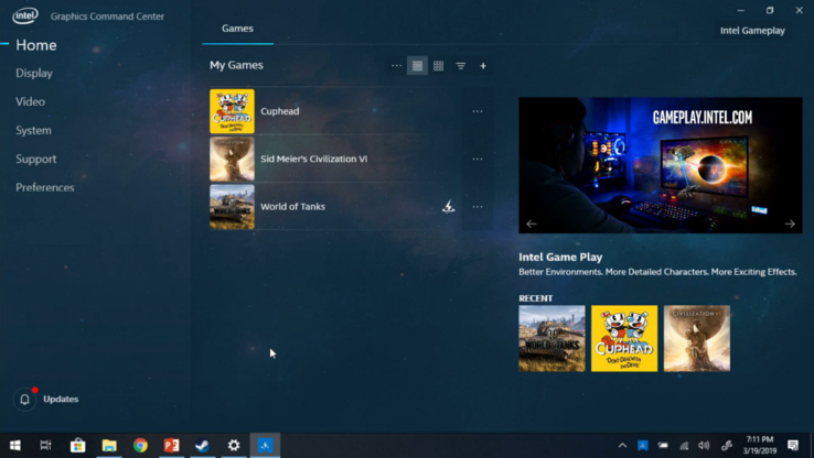 intel graphics command intel graphics command