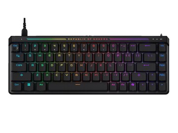 The original ROG Falchion Ace HFX in black. (Image source: Asus)