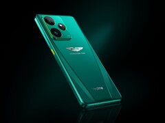 The Realme GT 7 Dream Edition was co-designed with Aston Martin Aramco F1 Team. (Image source: Realme)