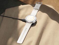 The Realme Watch S5 looks unusual thanks to its flat frame.