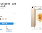 The 32 GB gold and rose-gold iPhone SE smartphones are currently available. (Source: Apple)