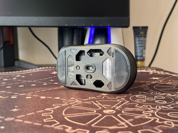 The mode changing switch at the bottom