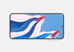 The Nothing Phone (1), as imagined by TechDroider. (Image source: TechDroider)