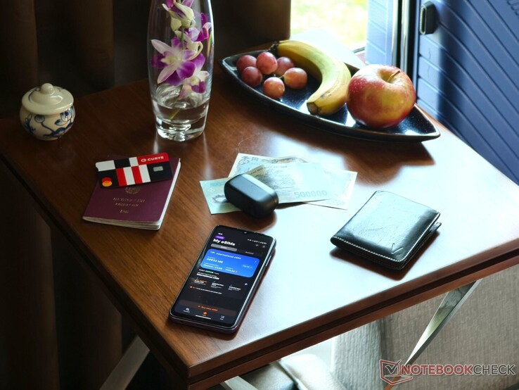 I will continue to use the international eSIM from Yesim on my trips. (Image source: Notebookcheck)