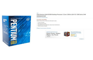 Pentium Gold G5500 (Source: Amazon)