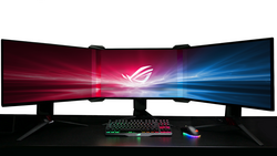 The Asus bezel-free kit removes borders between displays. (Source: Asus)