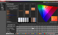 ColorChecker before calibration