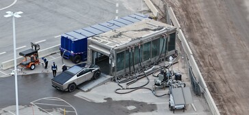 Cybertruck water leakage test chamber