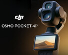 The Osmo Pocket 4P features a 1-inch primary lens and 3 telephoto lenses.