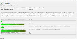 Maximum latencies after ten seconds of Prime95.