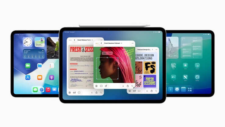 iPadOS 26.1 reintroduces "Slide Over", which allows an additional app to be displayed on the right edge of the screen with a swipe gesture.