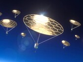 An artist's illustration of the devices levitating (Image source: the researchers)