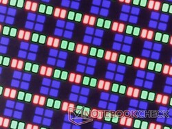 Crisp RGB subpixels with minimal graininess