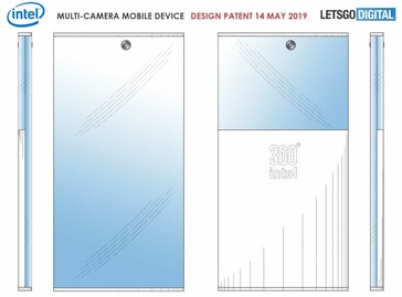 Some more images showing more permutations of the "Intel multi-camera mobile device" idea. (Source: WIPO via LetsGoDigital)