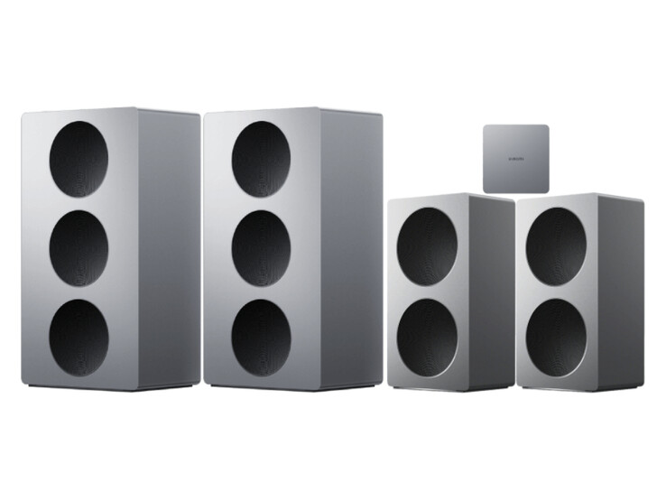 Xiaomi includes four speakers and a wireless audio connector with its Sound 2 package.