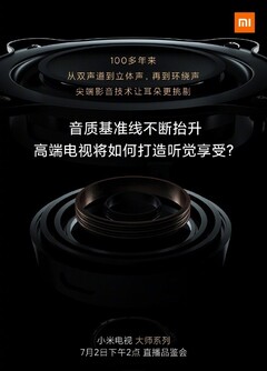 Xiaomi TV Master Series. (Image source: Xiaomi)