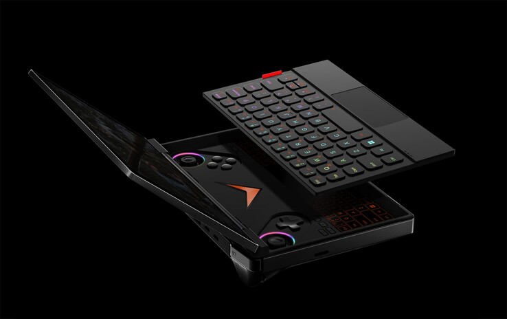 ...and a detachable keyboard. (Image source: Indiegogo/One-Netbook)