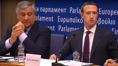 Mark Zuckerberg consented to facing the European Parliament in May 2018. (Source: CNBC/Gizmodo)