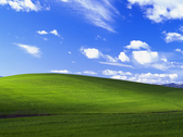 The original “Bliss” wallpaper for Windows XP (Image source: Wikipedia)