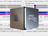 The Ryzen 7 PRO 5750G will sport AMD's business-oriented PRO technologies and enhanced security features. (Image source: AMD/CPU-Z - edited)