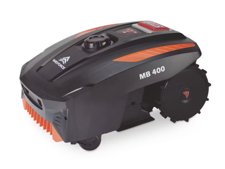 The Aldi Robotic Mower or Yard Force MB400. (Image source: Aldi)