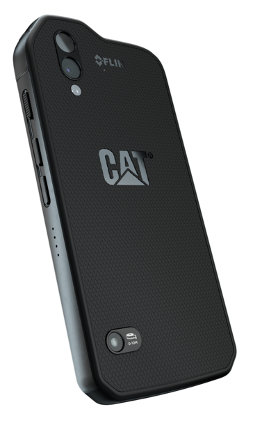 CAT S61 back angled