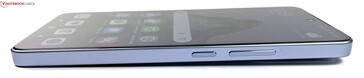 Right: power button, volume rocker