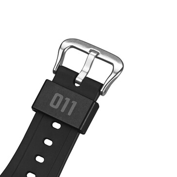 The band ring is printed with "011," the main character. (Image source: Casio)