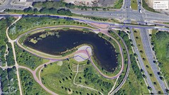 GNSS test ride: Lake