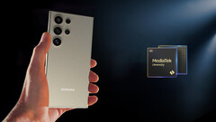 We could see the first Samsung Galaxy flagship phone launch with a Dimensity chipset (image source: Samsung and MediaTek [edited])