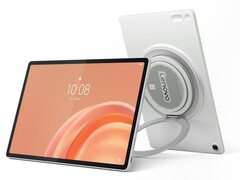 The Lenovo Tab Plus Gen 2 has a speaker on the back along with an integrated kickstand.