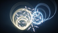 When researchers irradiate a thin layer of nickel iodide with an ultrafast laser pulse, corkscrew-shaped features arise. (Source: EurekAlert)