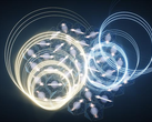 When researchers irradiate a thin layer of nickel iodide with an ultrafast laser pulse, corkscrew-shaped features arise. (Source: EurekAlert)