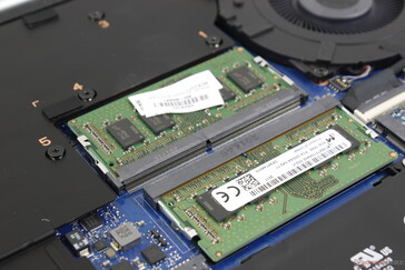 Accessible 2x SODIMM slots