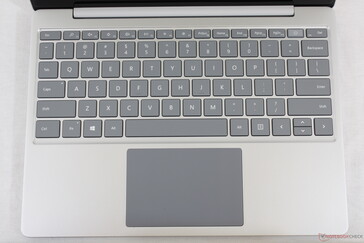 Identical keyboard layout to the larger Surface Laptop models. Unfortunately, a backlight is not included