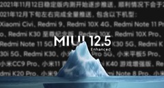 The third batch of Xiaomi devices has now started receiving the MIUI 12.5 Enhanced Edition update in China. (Image source: Xiaomi - edited)