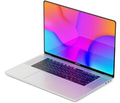 Unofficial 16-inch MacBook Pro render (Source: GizChina)