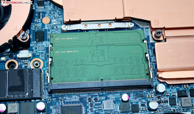 The working memory runs in dual-channel mode.