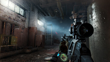 Pictured: A gameplay screenshot from Metro: Last Light Redux.