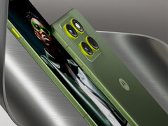 The Motorola Edge 70 in one of its three rumoured launch colours. (Image source: via Evan Blass)