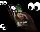 The display tech is similar to the directional-light approaches that other brands have explored. Pictured: an edited picture with eyes around a phone (S25 Ultra). (Image source: Samsung)