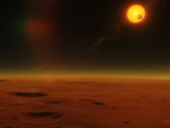 Artist's illustration showing a star and a planet in space. (Image source: flflflflfl - Pixabay)